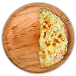 1/2 Fried Pizza Crunch 