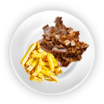 Doner Meat, Chips & Cheese 